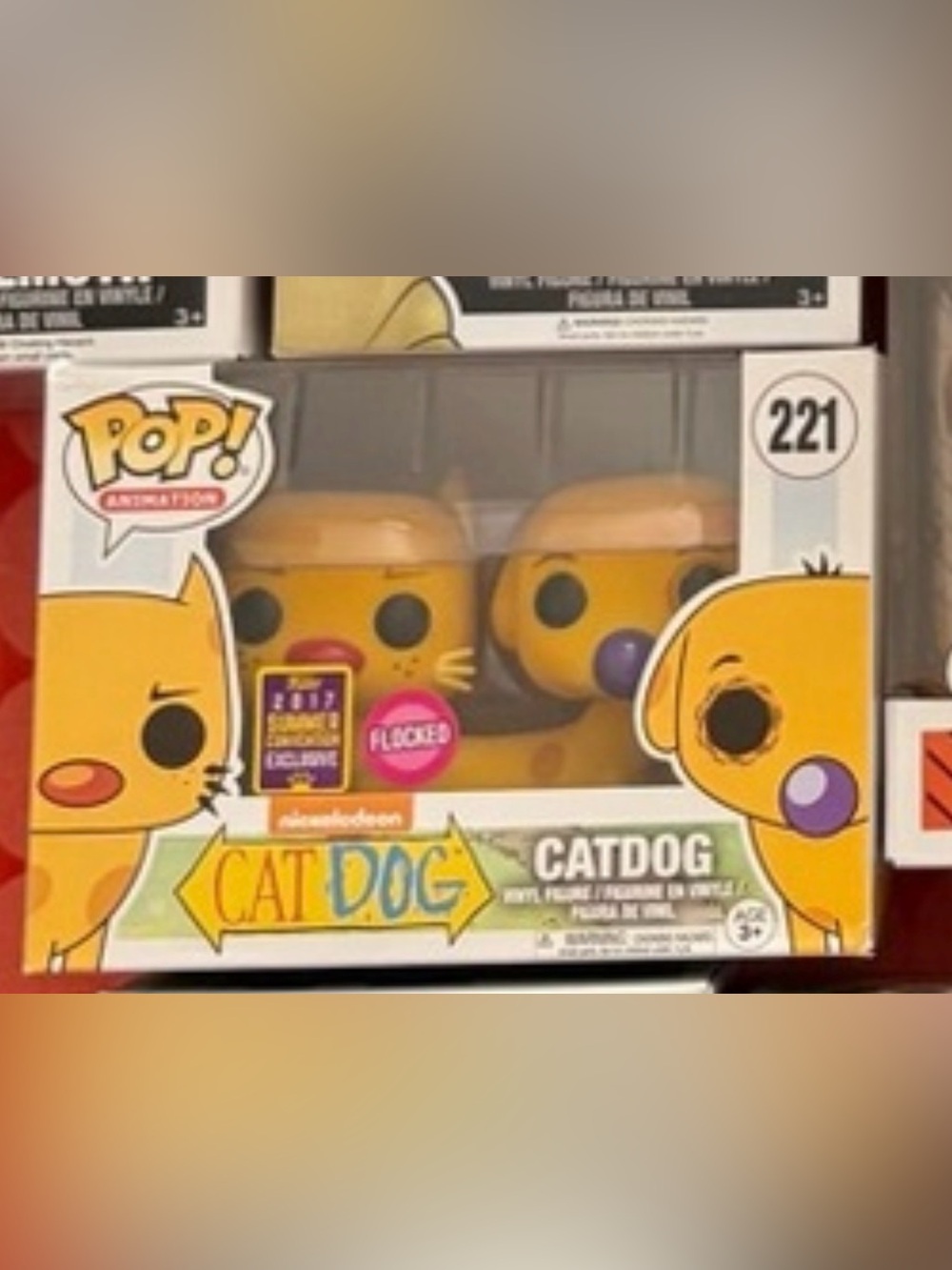 Funko CatDog Flocked Vinyl Figure Duo in Yellow